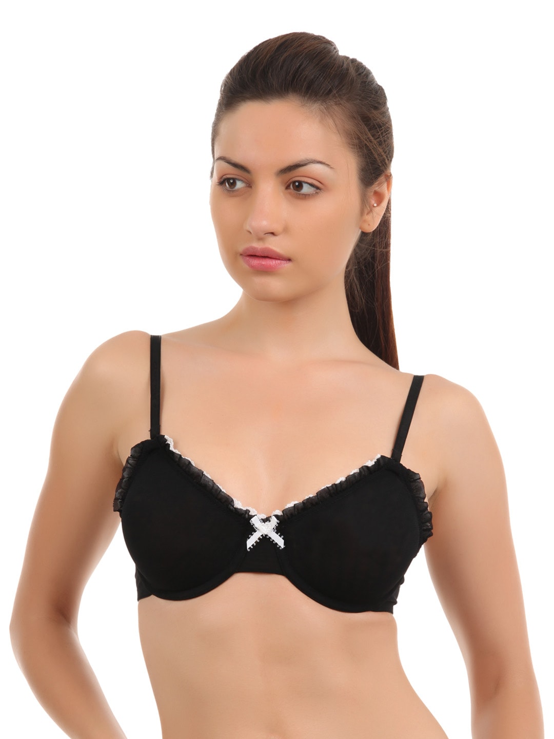 Avirate Women Black Bra