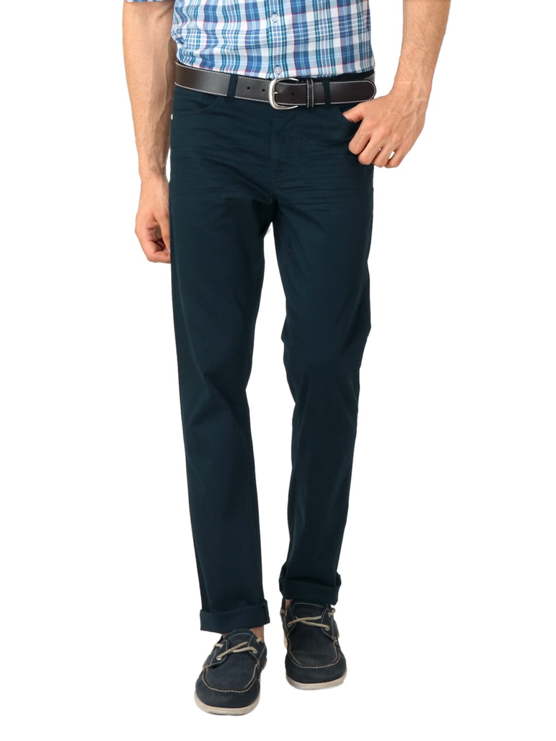United Colors of Benetton Men's Navy Blue Trousers