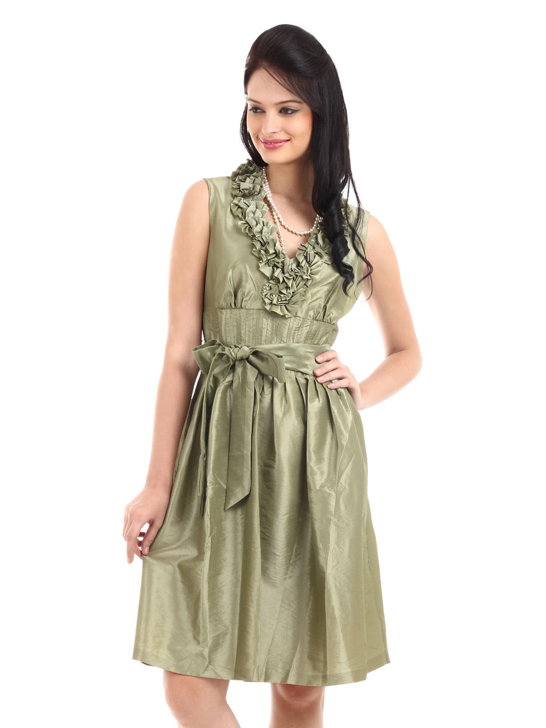 Avirate Women Green Dress